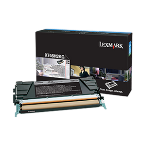 Lexmark X746H2KG High Yield Black Toner Cartridge (12,000 Yield) (For Use in Model X746/X748)