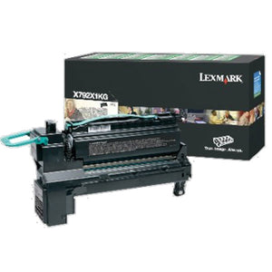 Lexmark X792X1KG Extra High Yield Black Return Program Toner Cartridge (20,000 Yield)