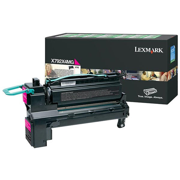 Lexmark X792X4MG Extra High Yield Magenta Return Program Toner Cartridge for US Government (20,000 Yield) (TAA Compliant Version of X792X1MG) (For Use in Model X792)