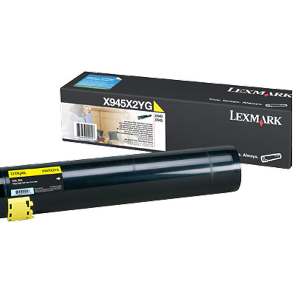 Lexmark X945X2YG High Yield Yellow Toner Cartridge (22,000 Yield)