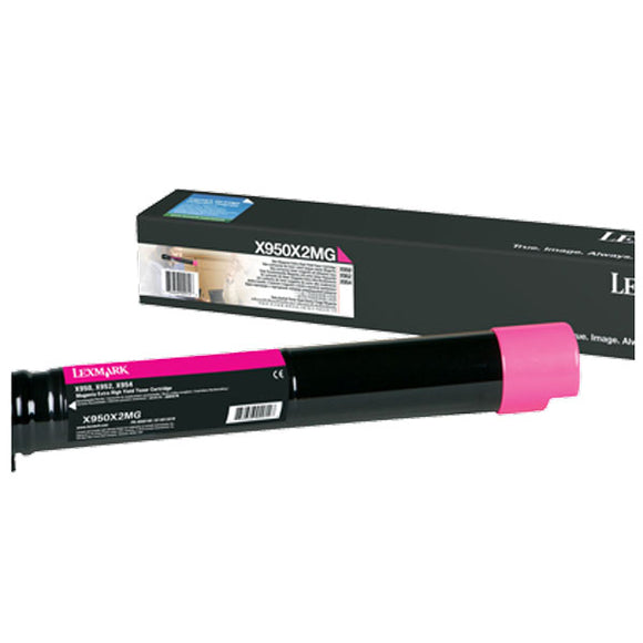 Lexmark X950X2MG High Yield Magenta Toner Cartridge (22,000 Yield)