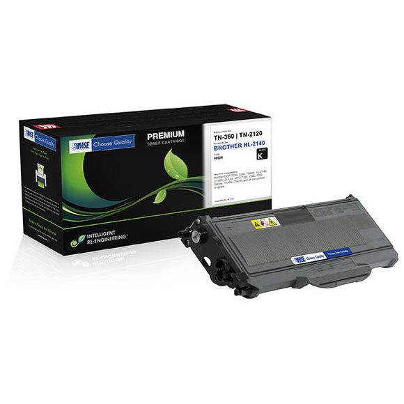 MSE MSE02033616 Remanufactured High Yield Toner Cartridge (Alternative for Brother TN360) (2,600 Yield)