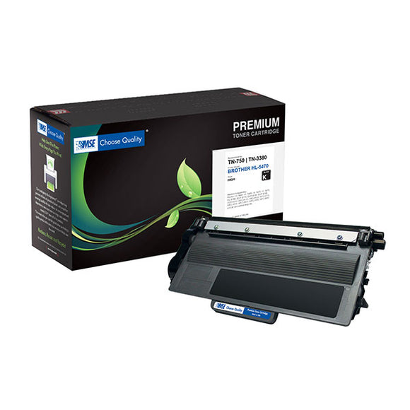 MSE MSE02037516 Remanufactured High Yield Toner Cartridge (Alternative for Brother TN750) (8,000 Yield)
