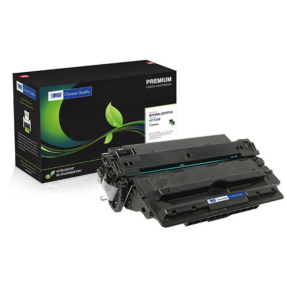 MSE MSE02211614 Remanufactured Toner Cartridge (Alternative for HP Q7516A Q7570A 16A 70A) (15,000 Yield)