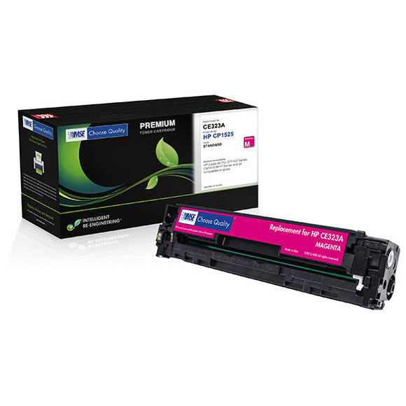 MSE MSE022120314 Remanufactured Magenta Toner Cartridge (Alternative for HP CE323A 128A) (1,300 Yield)