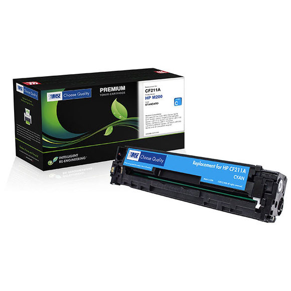 MSE MSE022121114 Remanufactured Cyan Toner Cartridge (Alternative for HP CF211A 131A Canon 6271B001AA 131) (1,800 Yield)