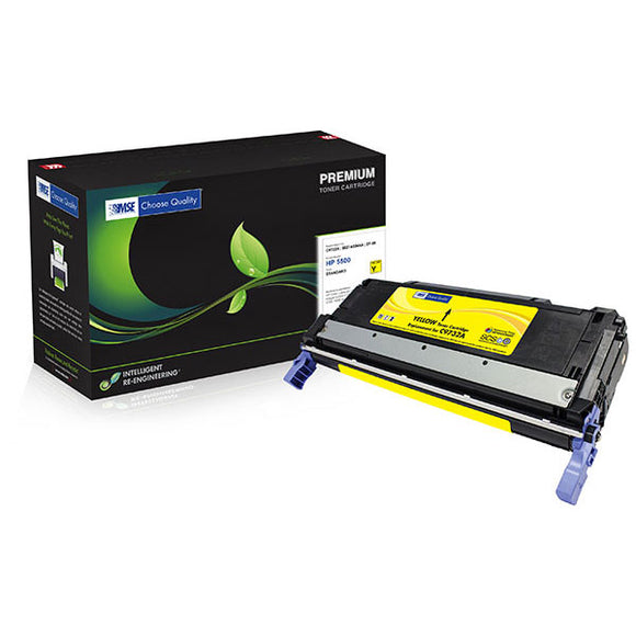 MSE MSE02213214 Remanufactured Yellow Toner Cartridge (Alternative for HP C9732A 645A) (12,000 Yield)