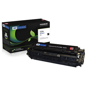 MSE MSE022138016 Remanufactured High Yield Black Toner Cartridge (Alternative for HP CF380X 312X) (4,400 Yield)