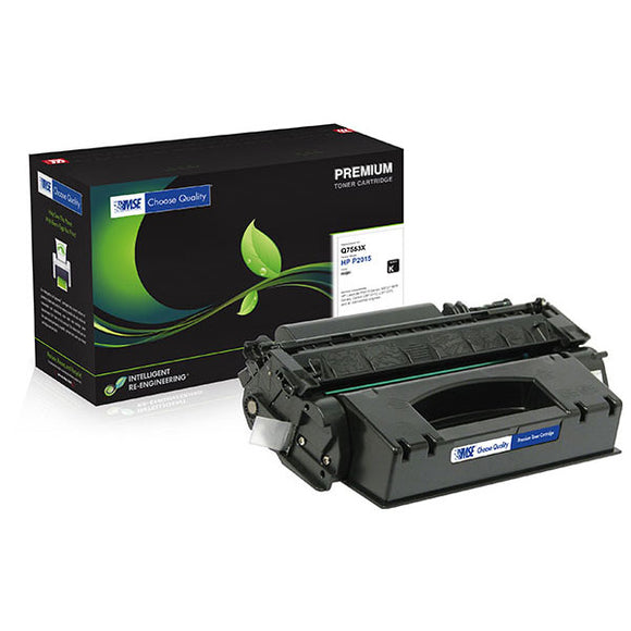 MSE MSE02215316 Remanufactured High Yield Toner Cartridge (Alternative for HP Q7553X 53X) (7,000 Yield)