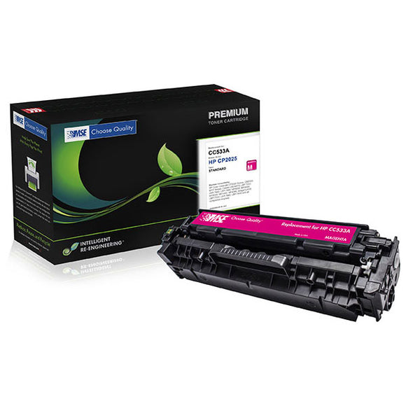 MSE MSE022153314 Remanufactured Magenta Toner Cartridge (Alternative for HP CC533A 304A Canon 2660B001AA CRG-118M) (2,800 Yield)