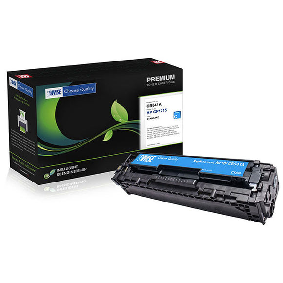MSE MSE022154114 Remanufactured Cyan Toner Cartridge (Alternative for HP CB541A 125A) (1,400 Yield)