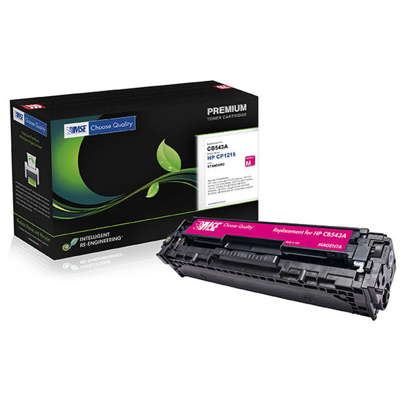 MSE MSE022154314 Remanufactured Magenta Toner Cartridge (Alternative for HP CB543A 125A) (1,400 Yield)
