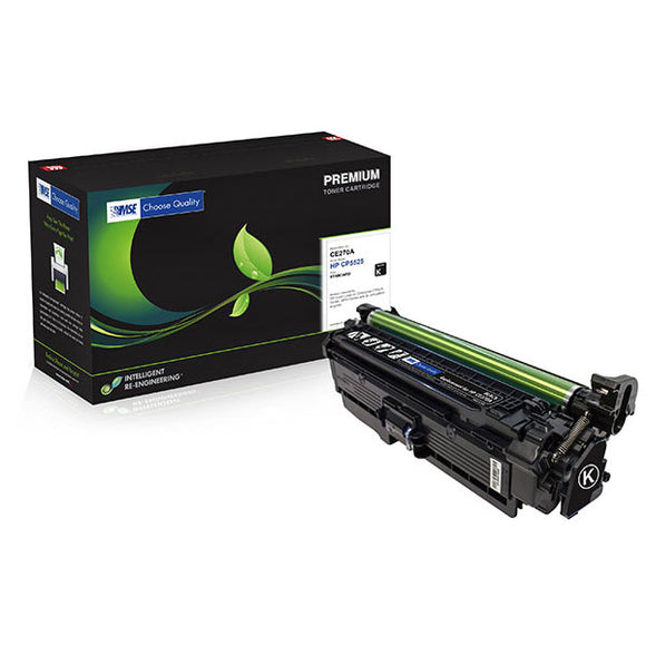 MSE MSE022155014 Remanufactured Black Toner Cartridge (Alternative for HP CE270A 650A) (13,500 Yield)