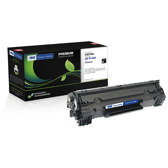 MSE MSE02217814 Remanufactured Toner Cartridge (Alternative for HP CE278A 78A Canon 3483B001AA CRG-126) (2,100 Yield)