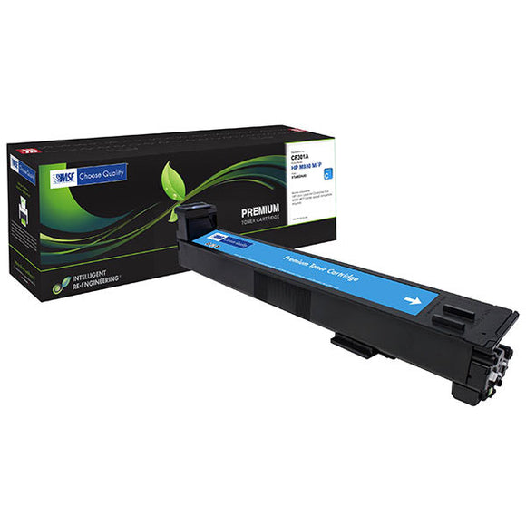 MSE MSE022188114 Remanufactured Cyan Toner Cartridge (Alternative for HP CF301A 827A) (32,000 Yield)