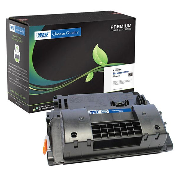 MSE MSE02219014 Remanufactured Toner Cartridge (Alternative for HP CE390A 90A) (10,000 Yield)