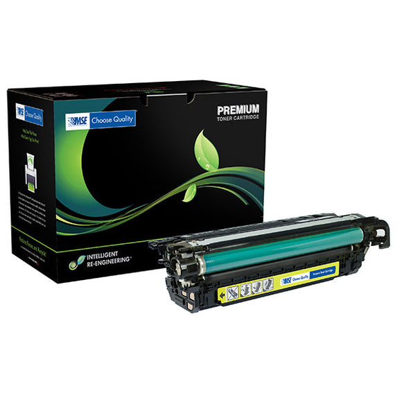 MSE MSE02214502142 Remanufactured Extended Yield Yellow Toner Cartridge (Alternative for HP CE262A 648A) (14,500 Yield)
