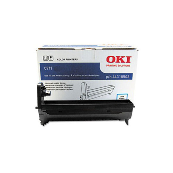 Oki 44318503 Cyan Image Drum (20,000 Yield) - Technology Inks Pro, LLC.