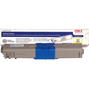 Oki 44469701 OKI Yellow Toner Cartridge (3,000 Yield)