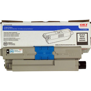 Oki 44469801 OKI Black Toner Cartridge (3,500 Yield)