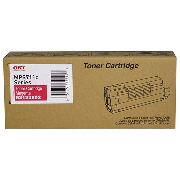 Oki 52123802 OKI Magenta Toner Cartridge (11,500 Yield)