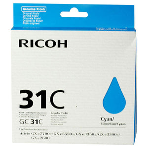 Ricoh 405689 Cyan Ink Cartridge (1,920 Yield)