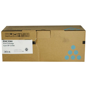 Ricoh 406345 Cyan Toner Cartridge (2,500 Yield) (Type SPC310A)