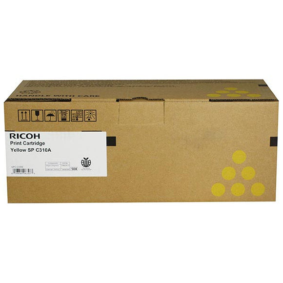 Ricoh 406347 Yellow Toner Cartridge (2,500 Yield) (Type SPC310A)