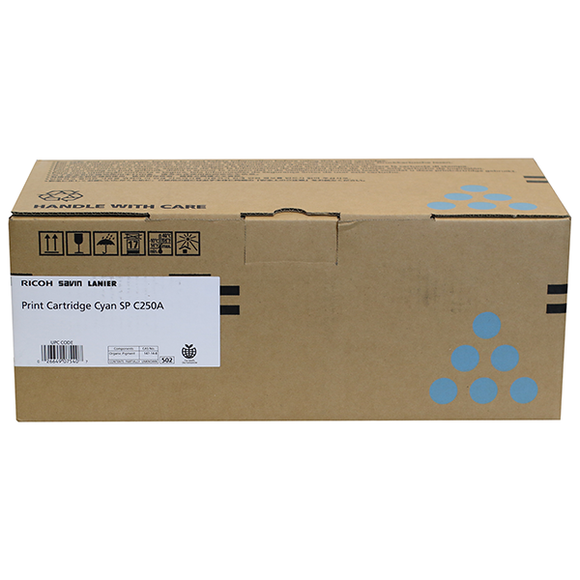 Ricoh 407540 Cyan Toner Cartridge (2,300 Yield)