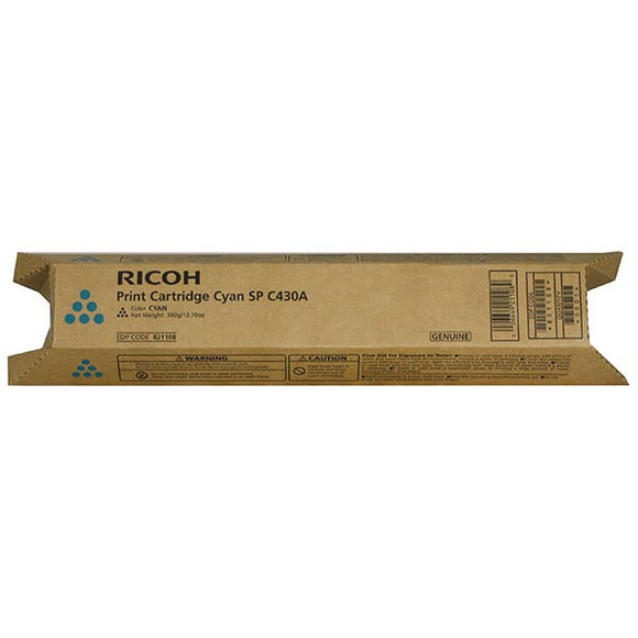 Ricoh 821108 Cyan Toner Cartridge (21,000 Yield)
