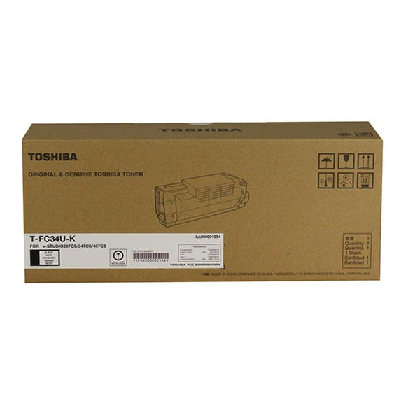 Toshiba TFC34UK Black Toner Cartridge (15,000 Yield)