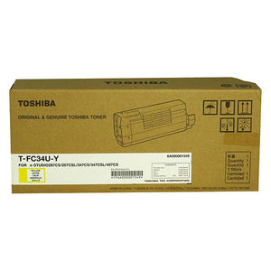 Toshiba TFC34UY Yellow Toner Cartridge (11,500 Yield)
