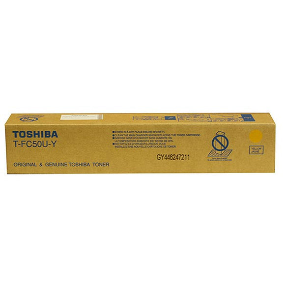 Toshiba TFC50UY Yellow Toner Cartridge (28,000 Yield)