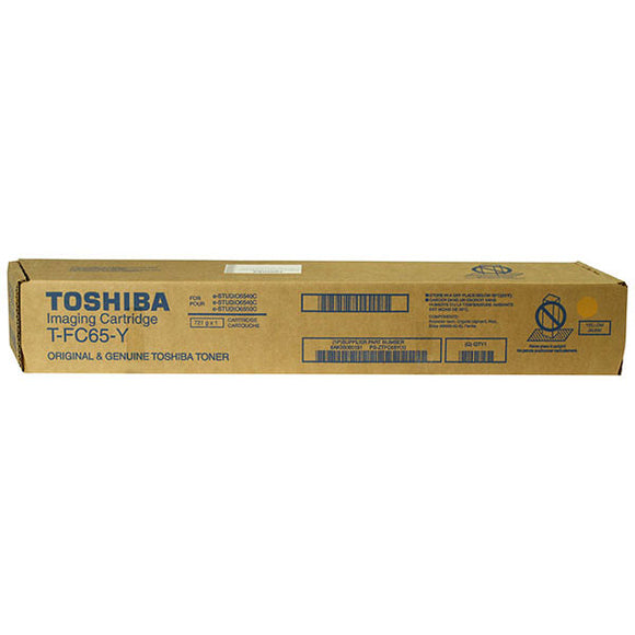 Toshiba TFC65Y Yellow Toner Cartridge (29,500 Yield)