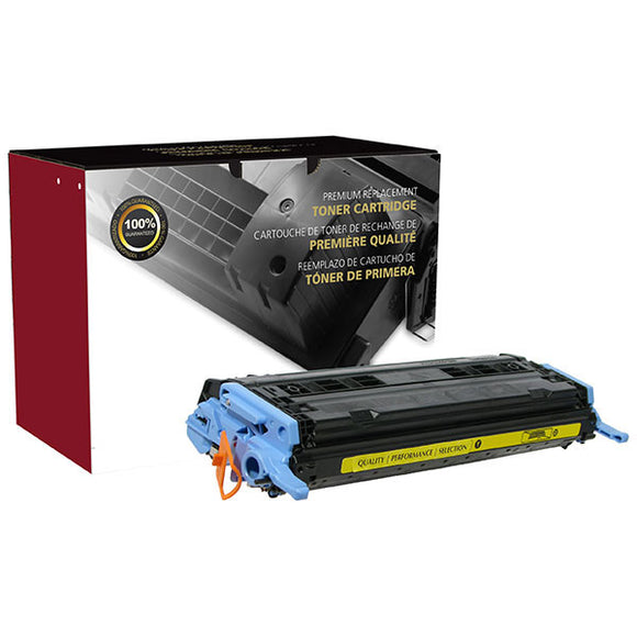 Clover Imaging Group 200076P Remanufactured Yellow Toner Cartridge (Alternative for HP Q6002A 124A) (2,000 Yield) - Technology Inks Pro, LLC.