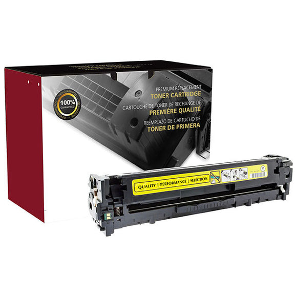 Clover Imaging Group 200190P Remanufactured Yellow Toner Cartridge (Alternative for HP CE322A 128A) (1,300 Yield) - Technology Inks Pro, LLC.