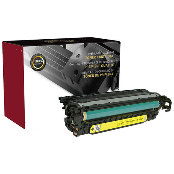 Clover Imaging Group 200200P Remanufactured Yellow Toner Cartridge (Alternative for HP CE252A 504A) (7,000 Yield) - Technology Inks Pro, LLC.