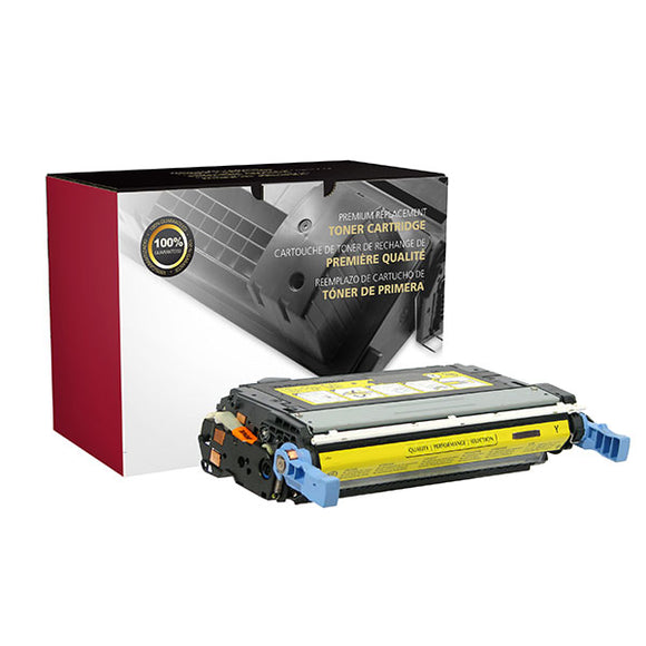 Clover Imaging Group 200312P Remanufactured Yellow Toner Cartridge (Alternative for HP Q6462A 644A) (12,000 Yield) - Technology Inks Pro, LLC.