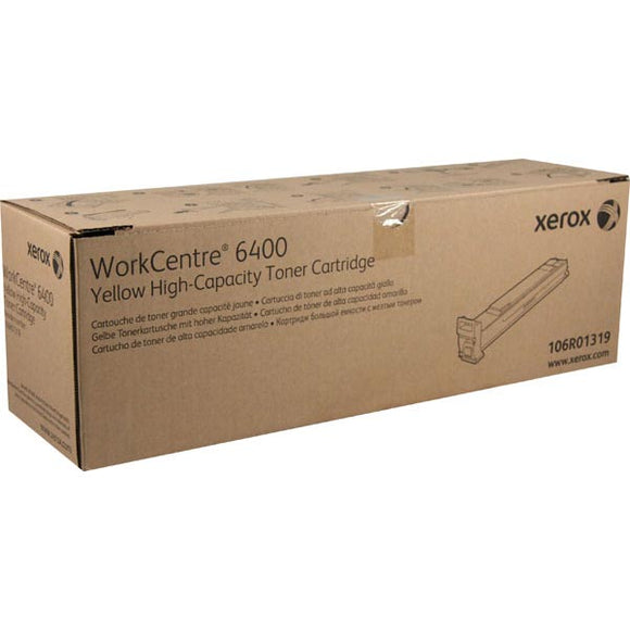 Xerox 106R01319 Xerox High Capacity Yellow Toner Cartridge (16,500 Yield)