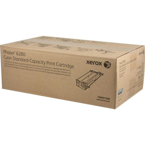 Xerox 106R01388 Xerox Cyan Toner Cartridge (2,200 Yield)