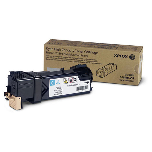 Xerox 106R01452 Xerox Cyan Toner Cartridge (2,500 Yield)