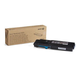 Xerox 106R02744 Xerox High Capacity Cyan Toner Cartridge (7,500 Yield)