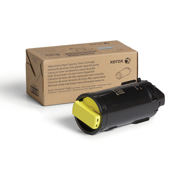 Xerox 106R04008 Government Xerox Extra High Capacity Yellow Toner Cartridge (16,800 Yield)