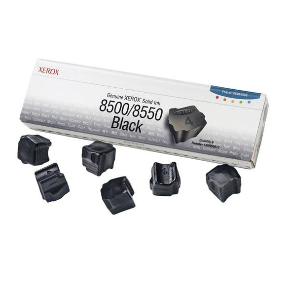 Xerox 108R00672 Black Solid Ink (6 Sticks/Box) (Total Box Yield 6,000)
