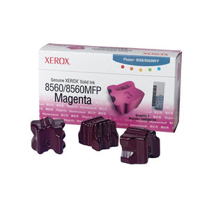 Xerox 108R00724 Magenta ColorStix Ink (3 Sticks/Box) (Total Box Yield 3,400)