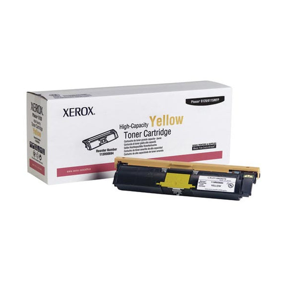 Xerox 113R00694 Xerox High Capacity Yellow Toner Cartridge (4,500 Yield)